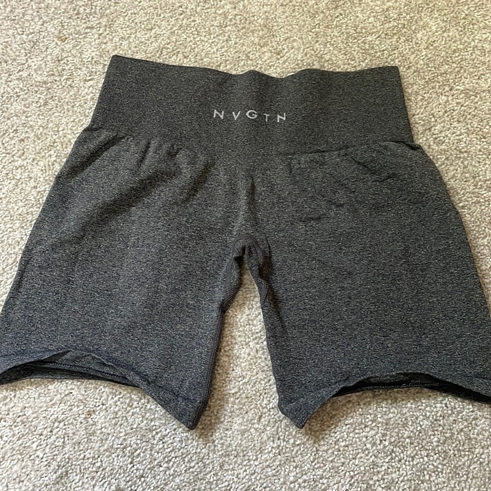 NVGTN grey biker shorts